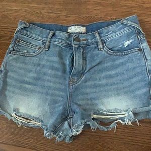 Free People Jean Cutoff Shorts Size 26